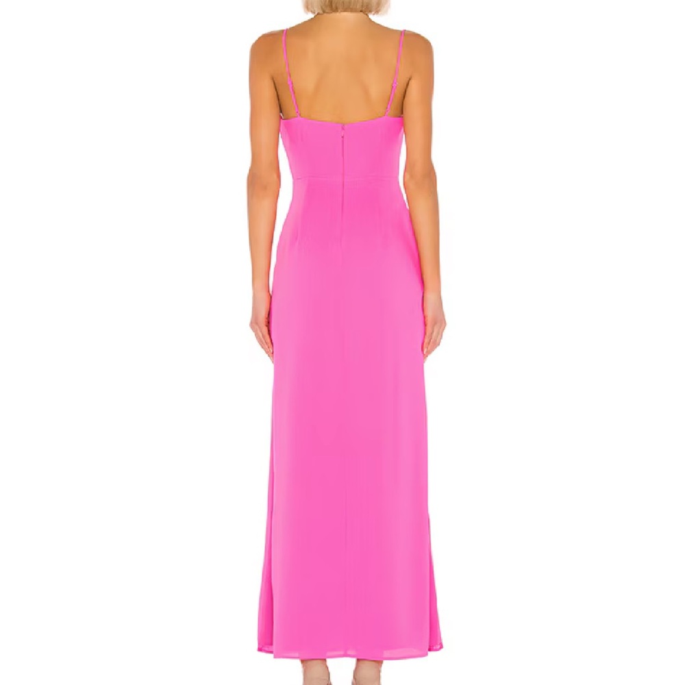 superdown Hot Pink Spaghetti-Strap Maxi Dress - Picture 3 of 6